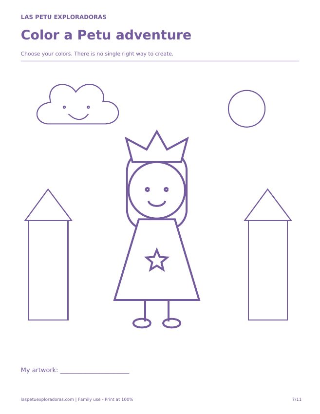 Coloring sheet