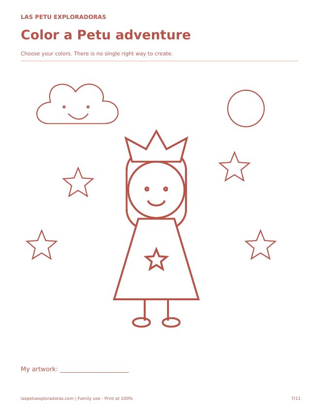 Coloring sheet
