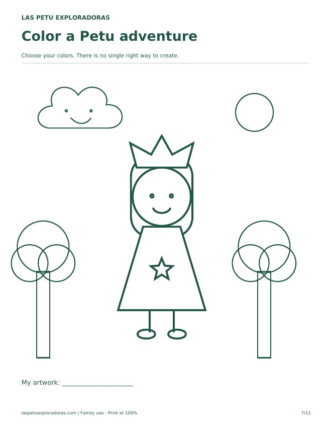 Coloring sheet